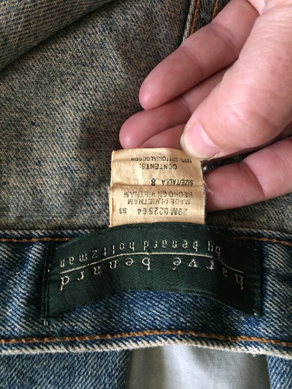 Vintage High Waisted Jeans, Denim, Harve Bernard,… - image 5