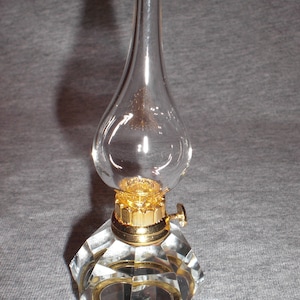 Oil Lamp Small - miniature collectible crystal figurine