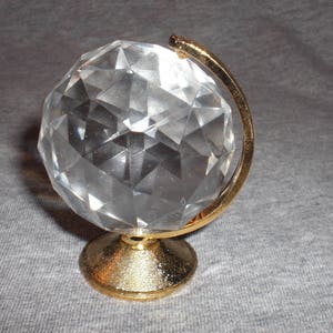 Globe Large - miniature collectible crystal figurine