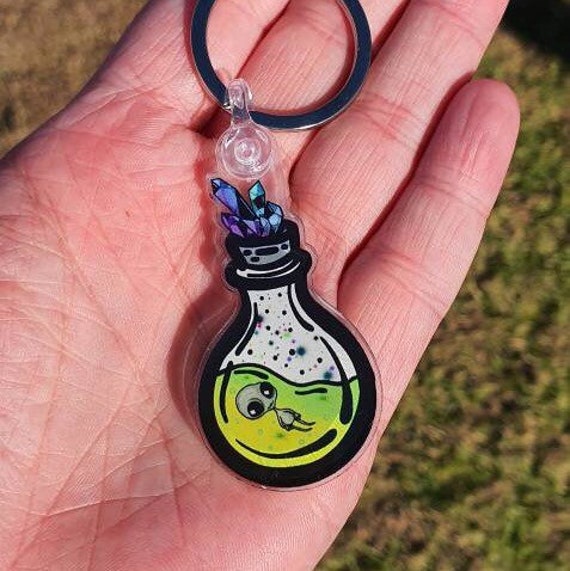 Alien-Exemplar-Jar-Schlüsselanhänger. Alien Baby In Flasche - Etsy.de