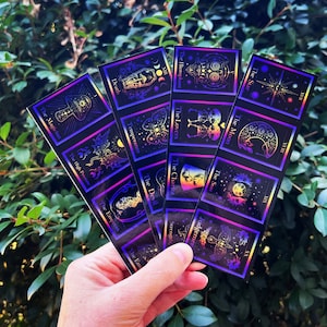 Tarotkaart-bladwijzers. X2 bladwijzers. Zon Maan en Sterren