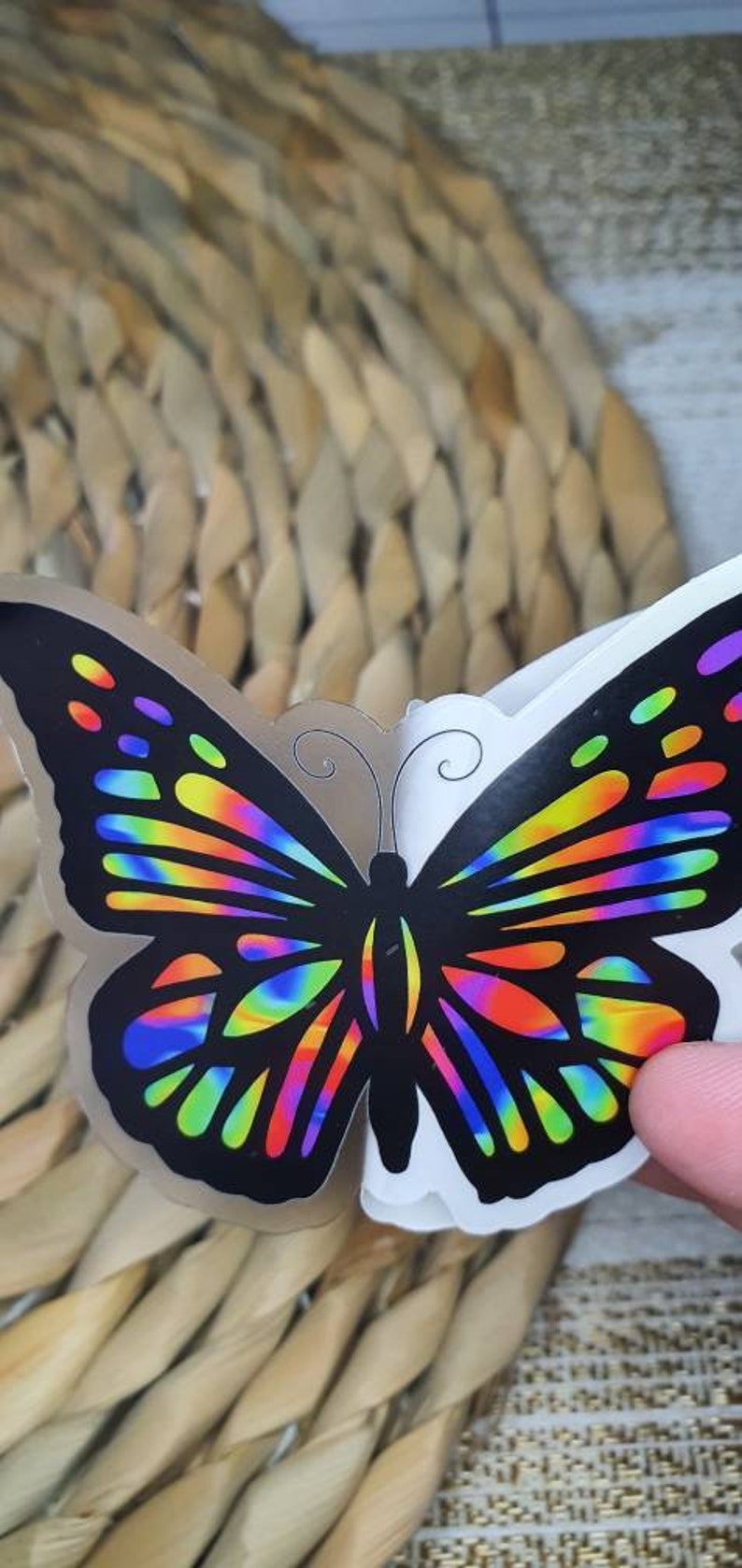Butterfly Sticker. Clear Sticker. Waterproof Sticker. Laptop | Etsy