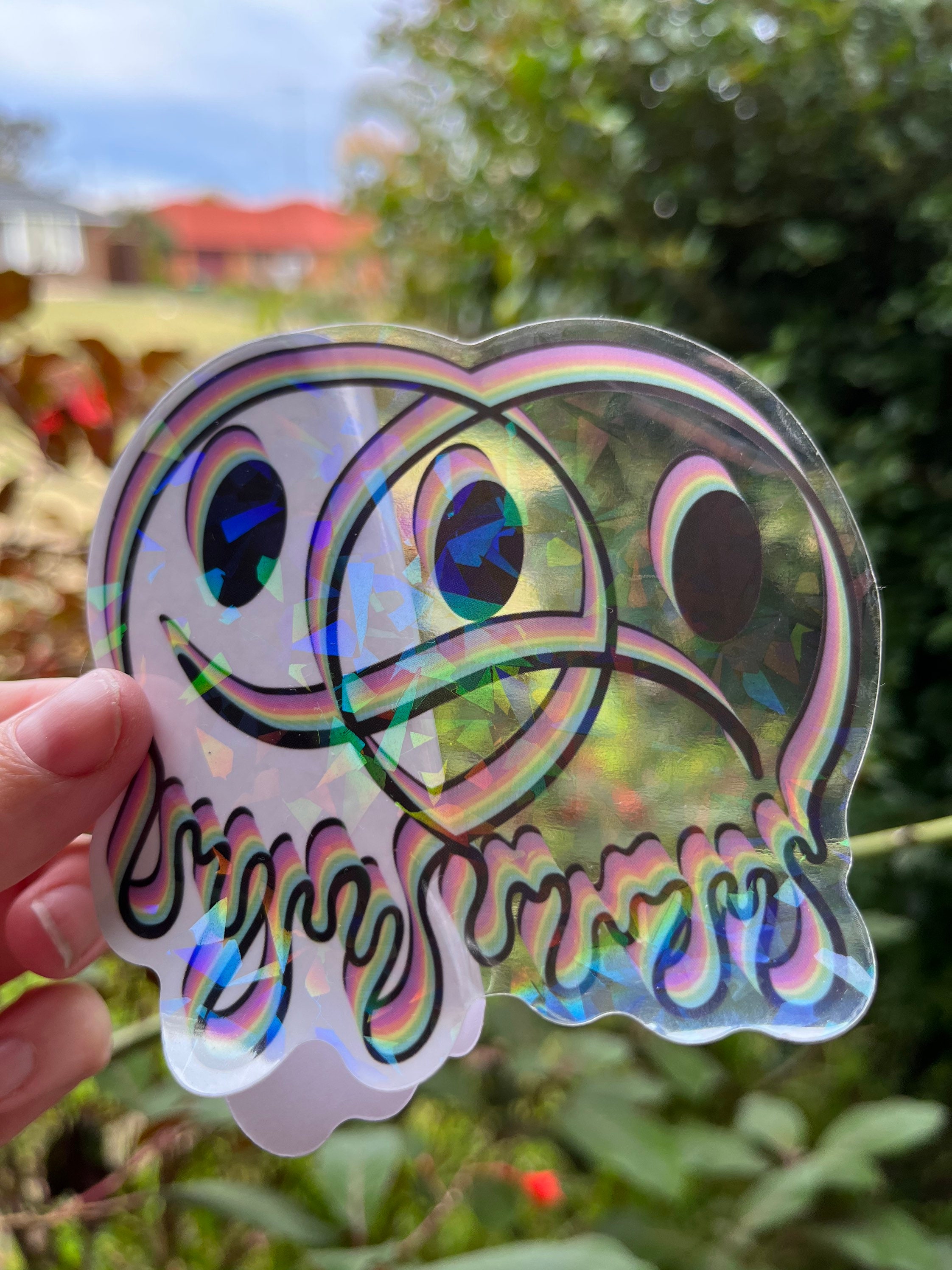 Big sad face  Sticker for Sale by officalimelight