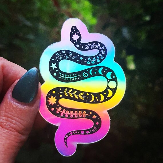 Snake Suncatcher Sticker