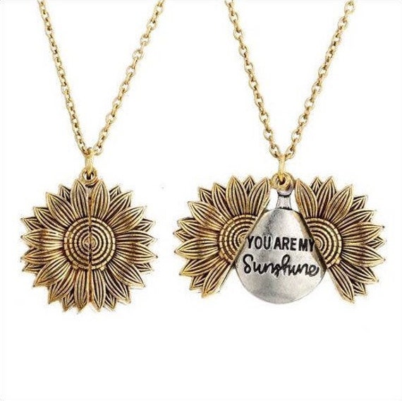Sunflower you are 2024 my sunshine necklace