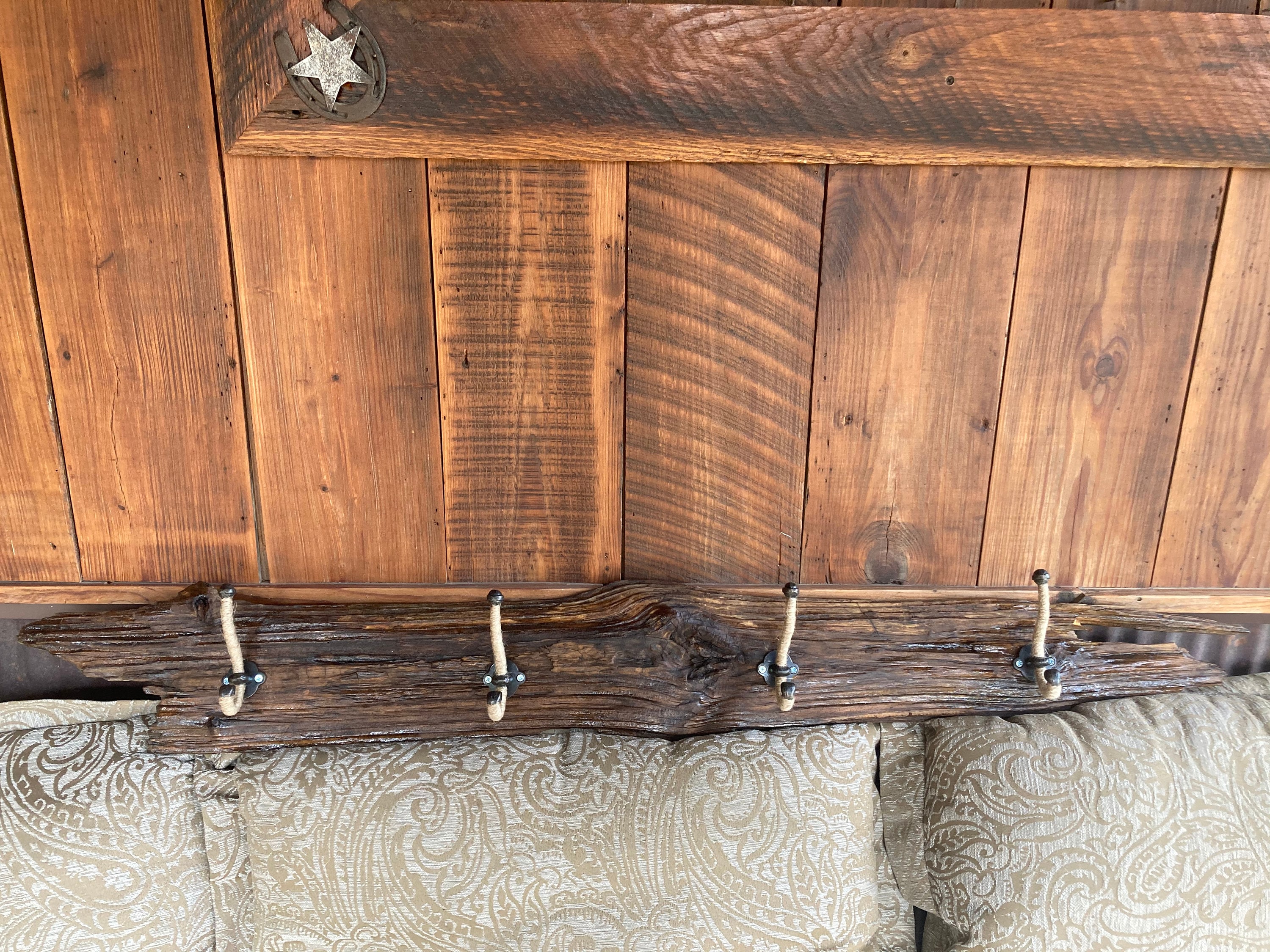 Driftwood coat hook/ coat rack Etsy