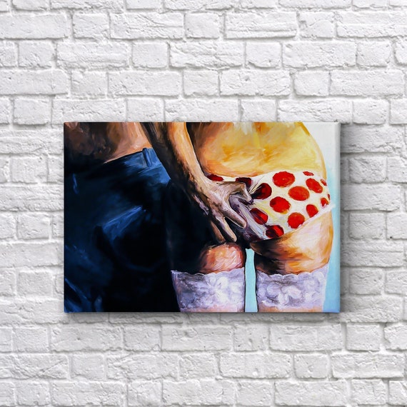 Hot Moments of Half Naked Nude Sexy Couple Painting Lingerie homemade 570x570 pic Hot Moments of Half Naked Nude Sexy Couple Painting Lingerie pic photo