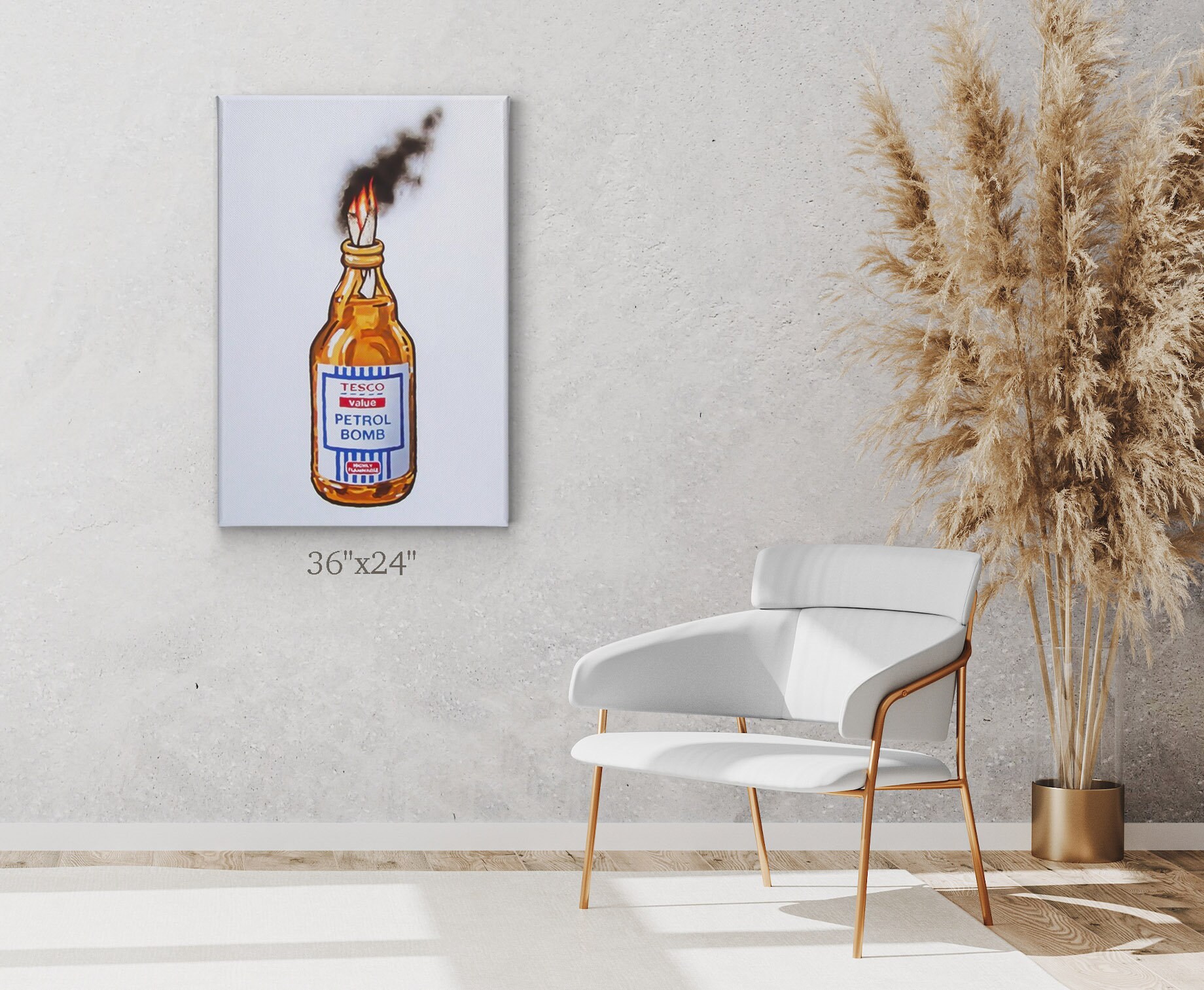 Banksy Tesco Petrol Bomb