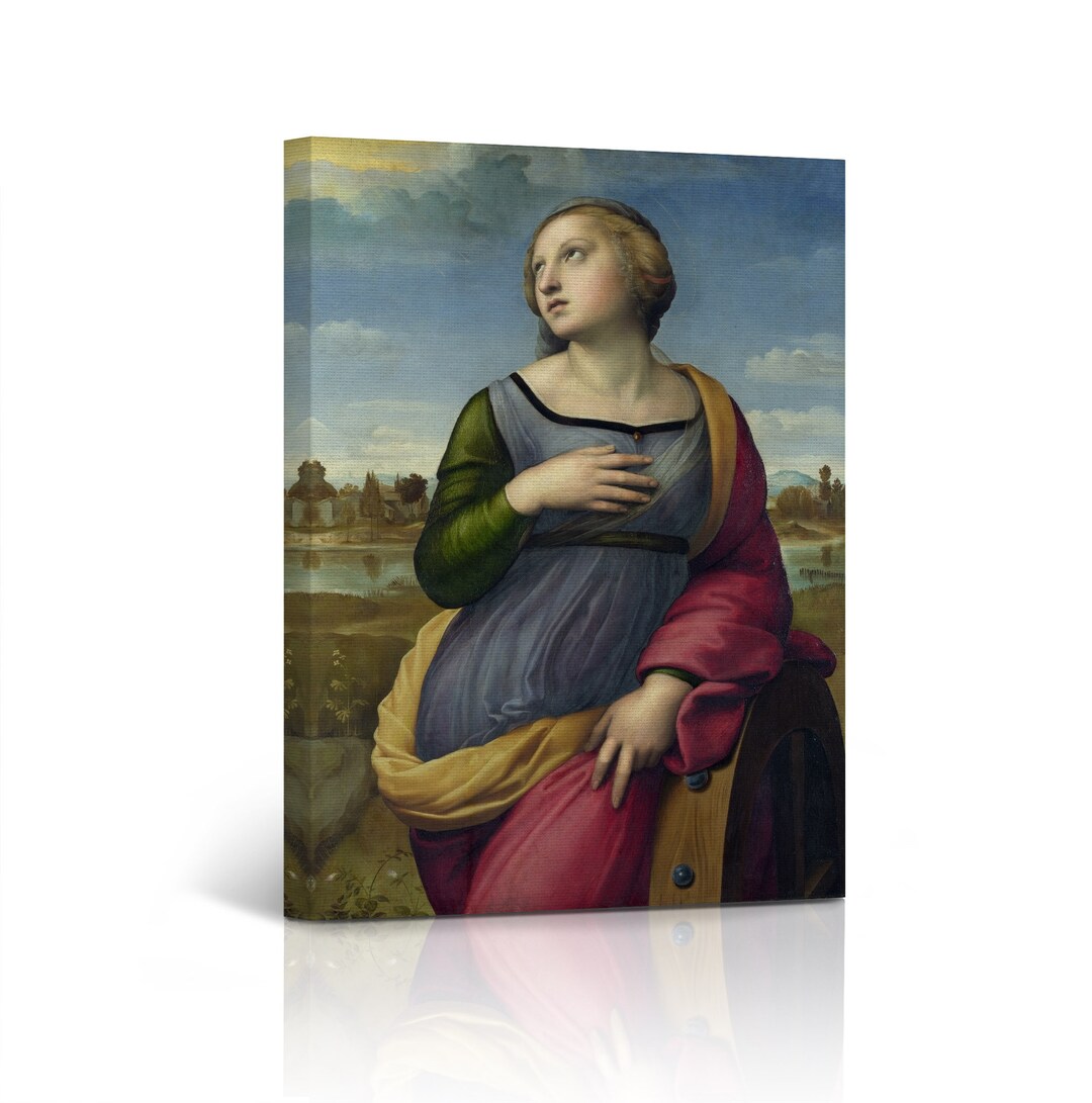 Saint Catherine of Alexandria by Raphael Art Famous Reproduction Canvas ...