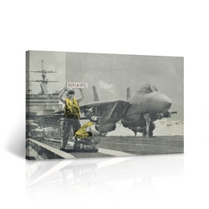 Banksy Canvas Wall Art Applause Graffiti Artwork Wall Decor for Living Room Home Decor