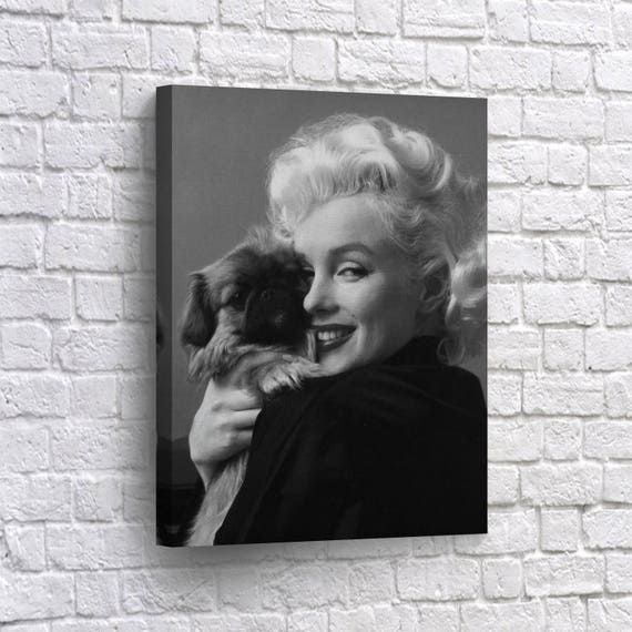 genoeg lenen Zwembad Marilyn Monroe Canvas Print Wall Art Marilyn Monroe Decor With - Etsy