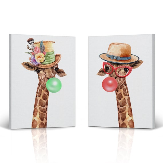 ASHAKA Givens Giraffe ? Print Fedora ASHAKA GIVENS main image 4
