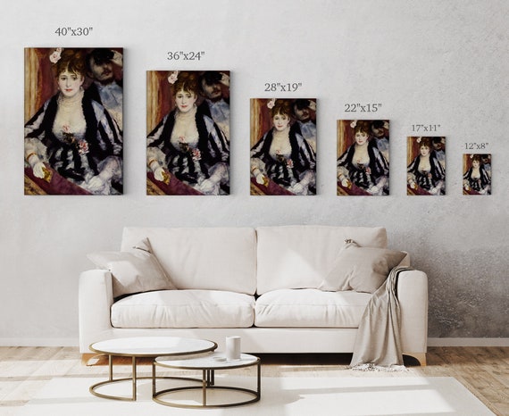 The Theater Box, Pierre-auguste Renoir Classic Art Reproduction
