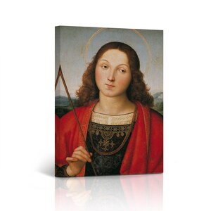 St. Sebastian by Raphael Art Famous Reproduction Canvas Wall Art Print Living Room Bedroom Office Home Decor