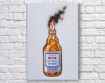 Banksy Tesco Petrol Bomb