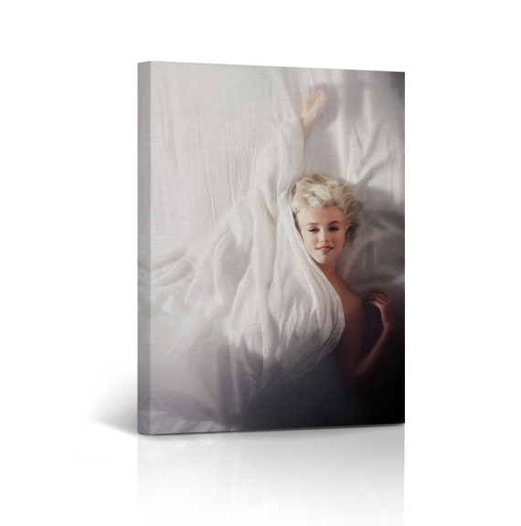 Marilyn Monroe Wall Art Canvas Decor Marilyn Monroe Nude In Etsy