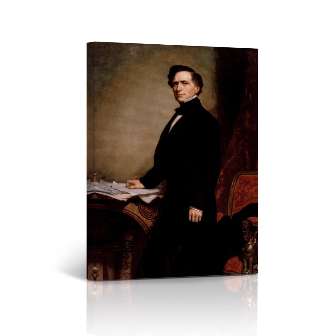 14th President of the United States of America Portrait of Franklin ...