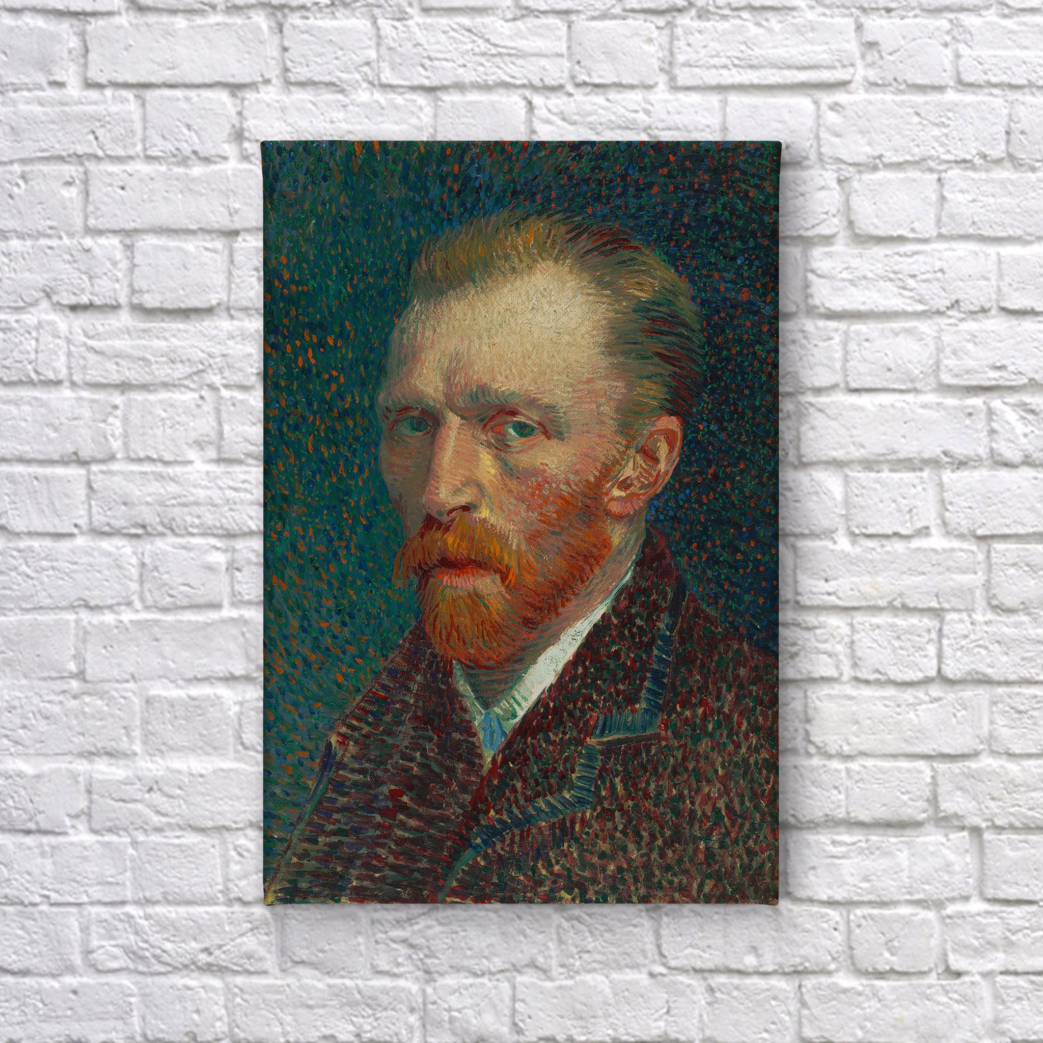Self-portrait With a Red Beard 1887 by Vincent Van Gogh