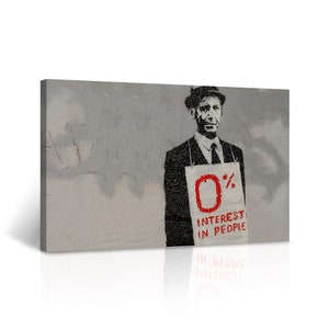 Banksy Canvas Wall Art 0 Interest In People from Detroit Graffiti Artwork Wall Decor for Living Room Home Decor