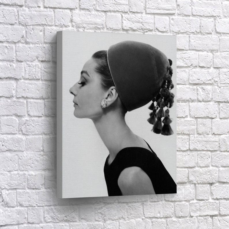 Audrey Hepburn Canvas Print 2 PIECE SET Lace Style Pop Art Etsy