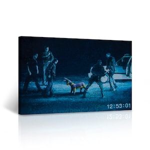 Banksy Canvas Wall Art LAPD Pinata Graffiti Artwork Wall Decor for Living Room Home Decor