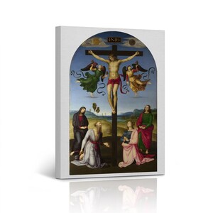 The Marriage of the Virgin by Raphael Art Famous Reproduction Canvas Wall Art Print Living Room Bedroom Office Home Decor