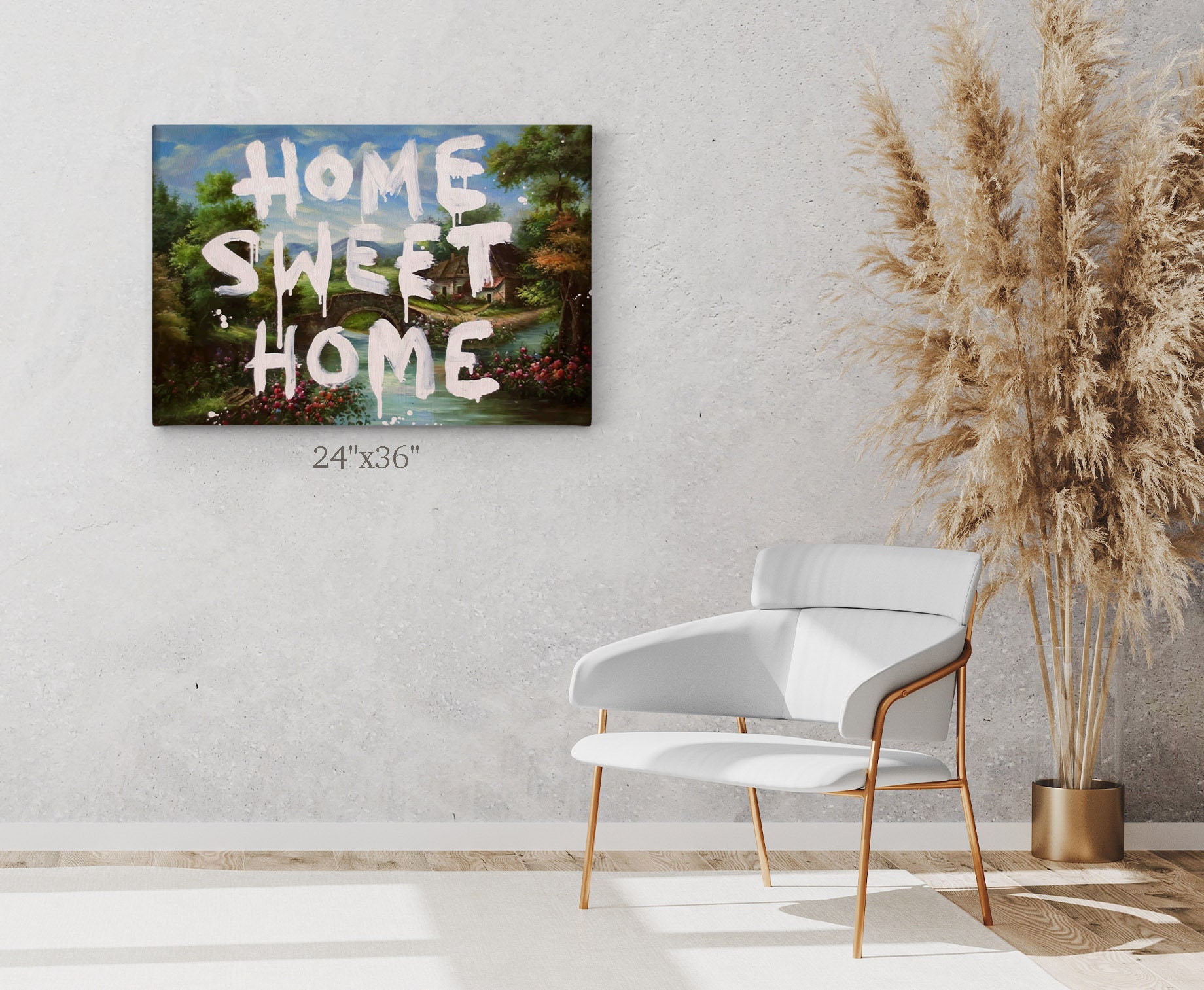 Banksy ポスター HOME SWEET HOME Moco museum Banksy ポスター HOME SWEET HOME Moco museum