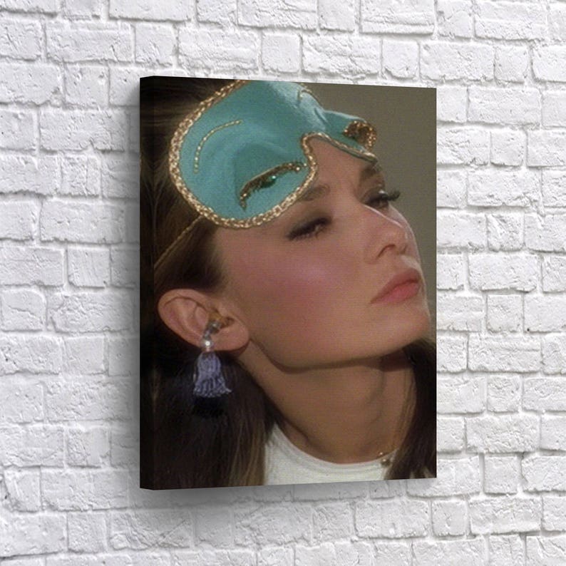 Audrey Hepburn Sleep Mask Canvas Print Breakfast at Etsy