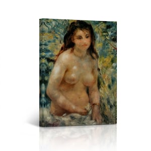 Torse, effet de soleil&#39;, Pierre-Auguste Renoir Classic Art Reproduction Canvas Wall Art Print Living Room Bedroom Home Decor