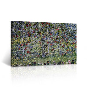 Apple Tree I by Gustav Klimt Canvas Wall Art Print Reproduction Fine Art Paintings Living Room Bedroom Home Decoration