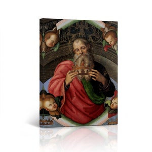 The Prophet Isaiah by Raphael Art Famous Fresco Painting Reproduction Canvas Wall Art Print Living Room Bedroom Office Home Decor