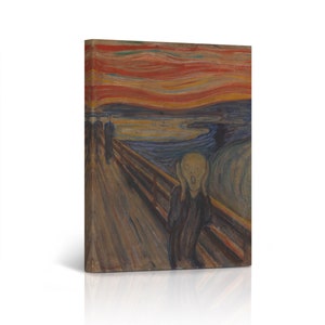 The Scream, Edvard Munch Classic Art Reproduction Canvas Wall Art Print Living Room Bedroom Home Decor