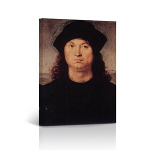 Portrait of a Man Raphael Art Famous Reproduction Canvas Wall Art Print Living Room Bedroom Office Home Decor