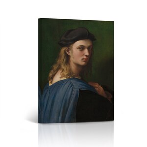 Portrait of Bindo Altoviti by Raphael Art Famous Reproduction Canvas Wall Art Print Living Room Bedroom Office Home Decor