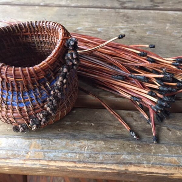 Ponderosa pine needle basket