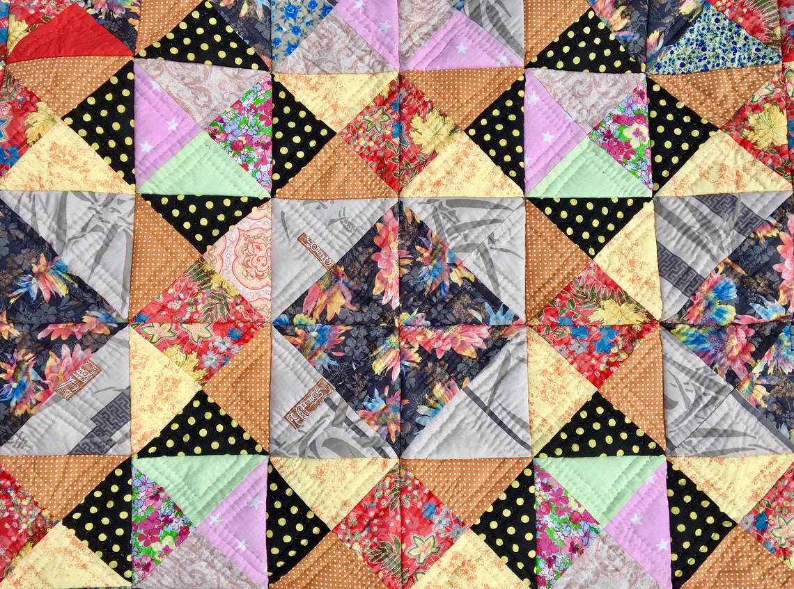 Patchwork quilts for sale Boho quilt Housewarming blanket Sofa Etsy