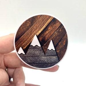 Mountain Sticker Decal, Free Shipping, Laptop, Waterproof Car Sticker Decal