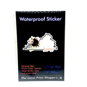 Virginia Home.  Sticker,  Waterproof Sticker Decal, Free Shipping, Laptop, Car Sticker Decal