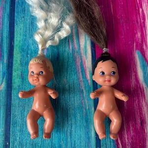Vintage Mattel Kristy Chrissy blond brunette dolls kids toys collectible replacement Barbie