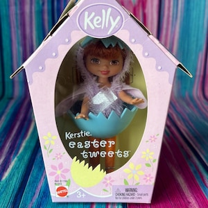 Vintage New Old Stock Kelly Club Mattel Kerstie Easter tweets 2003 Barbie toys collectible Lil Sister