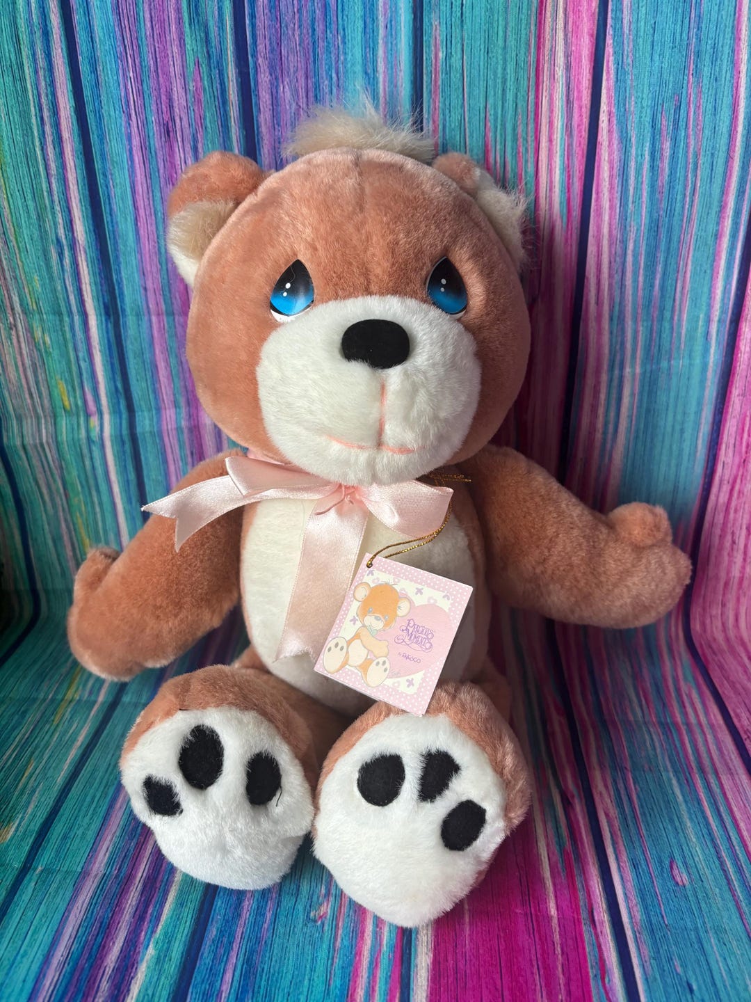 Vintage 16 Precious Moments Plushie Stuffed Animal Teddy Bear Kids Toys ...