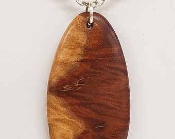 Handmade Burl Wood Pendant