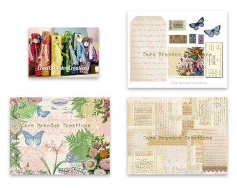 Spring Junk Journal Kit, 7 Days of Spring Ephemera