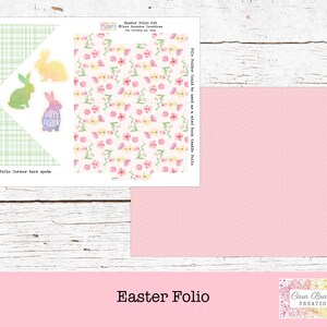 Kit stampabile per il foglio di Pasqua, materiale effimero primaverile (download digitale) immagine 4