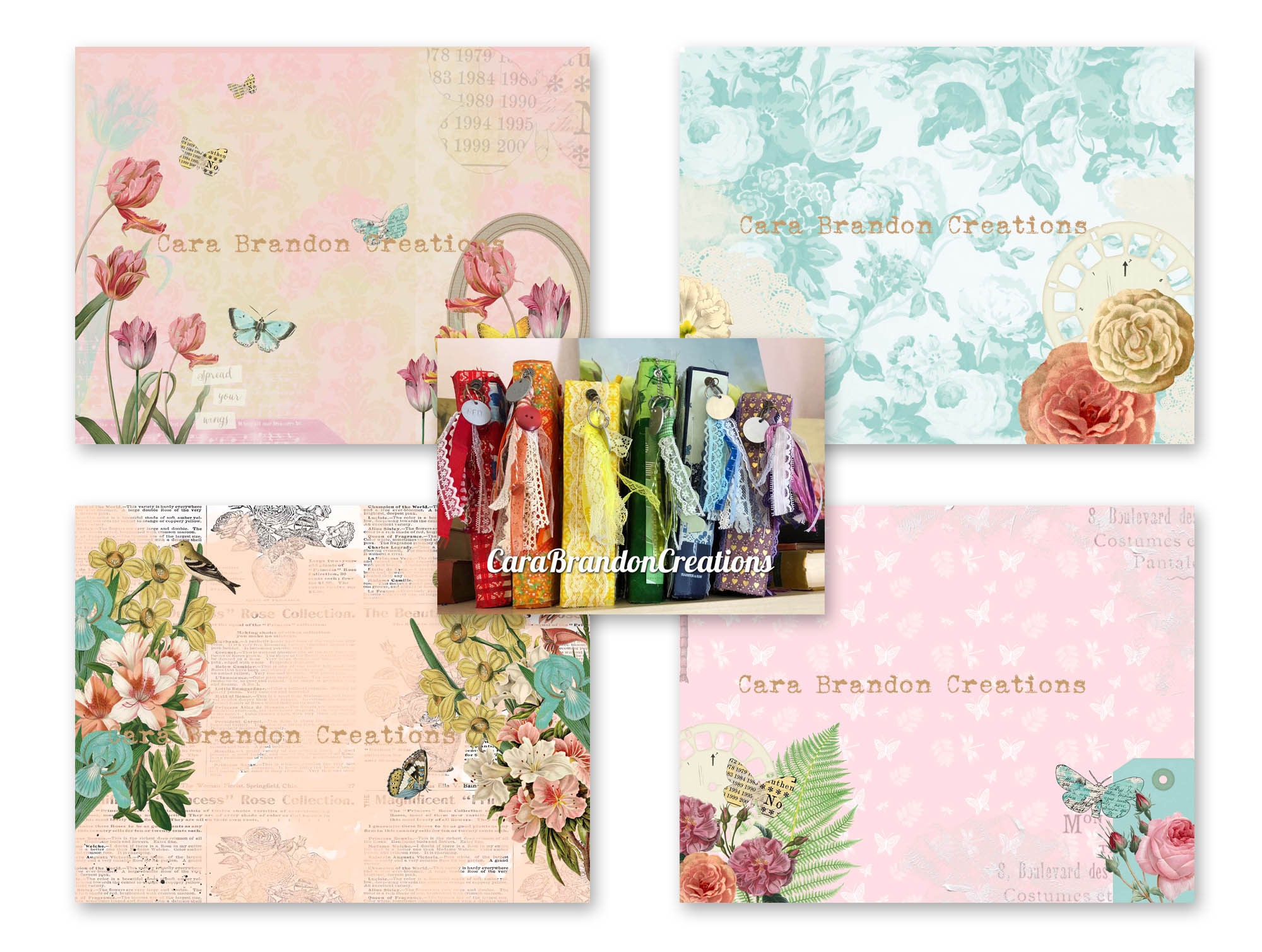 Material Paper - Fresh Spring Blossom Journaling Paper