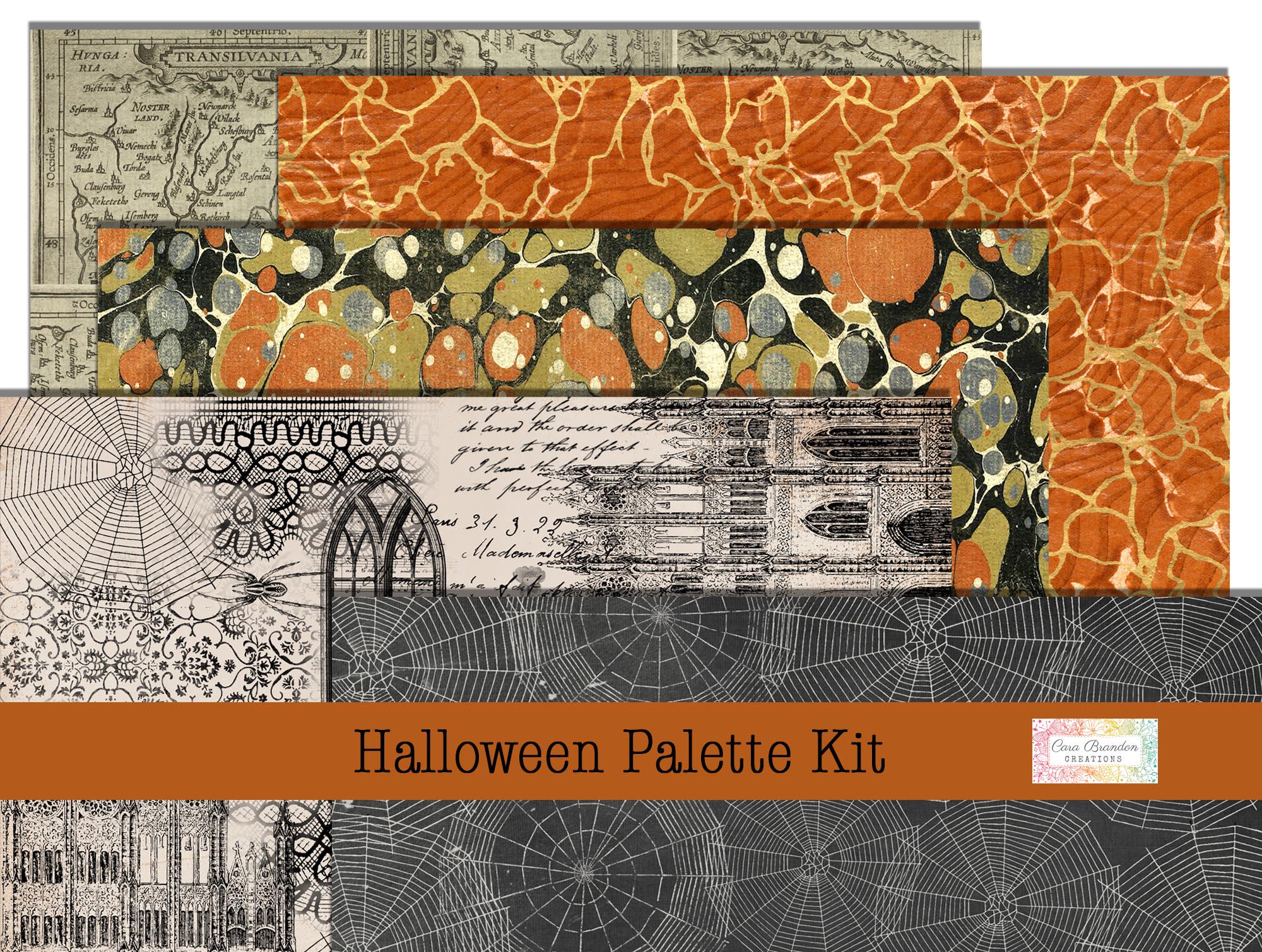 Vintage Halloween Junk Journal Kit | Gothic Ephemera, Printable Papers ...