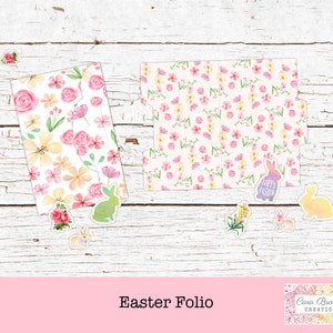 Kit stampabile per il foglio di Pasqua, materiale effimero primaverile (download digitale) immagine 7
