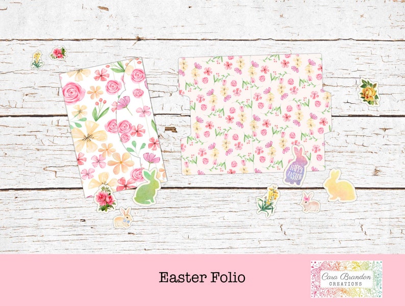Kit stampabile per il foglio di Pasqua, materiale effimero primaverile (download digitale) immagine 7