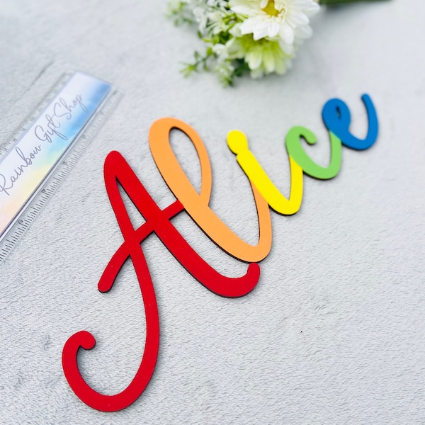 Wooden Wall Letters Etsy