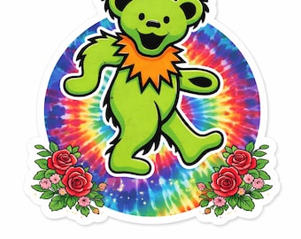 Grateful Dead, Dancing Bear, Sticker